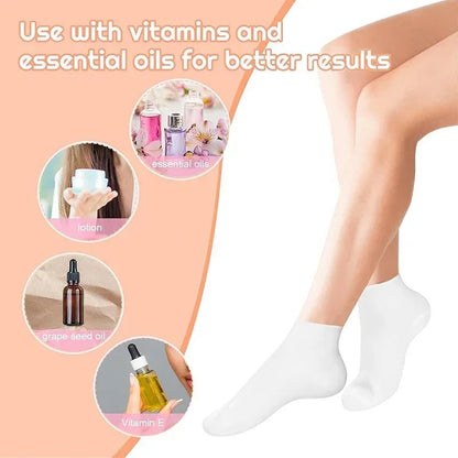 2 Pairs Moisturizing Socks Vexiyo