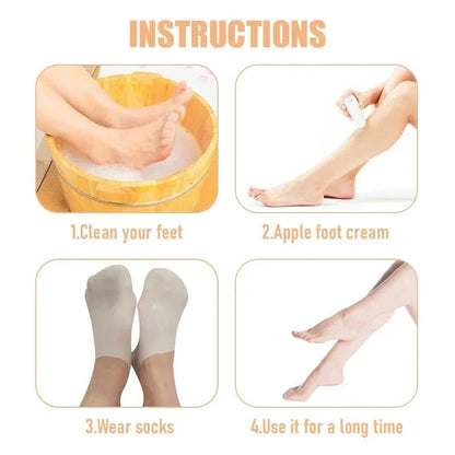 2 Pairs Moisturizing Socks Vexiyo