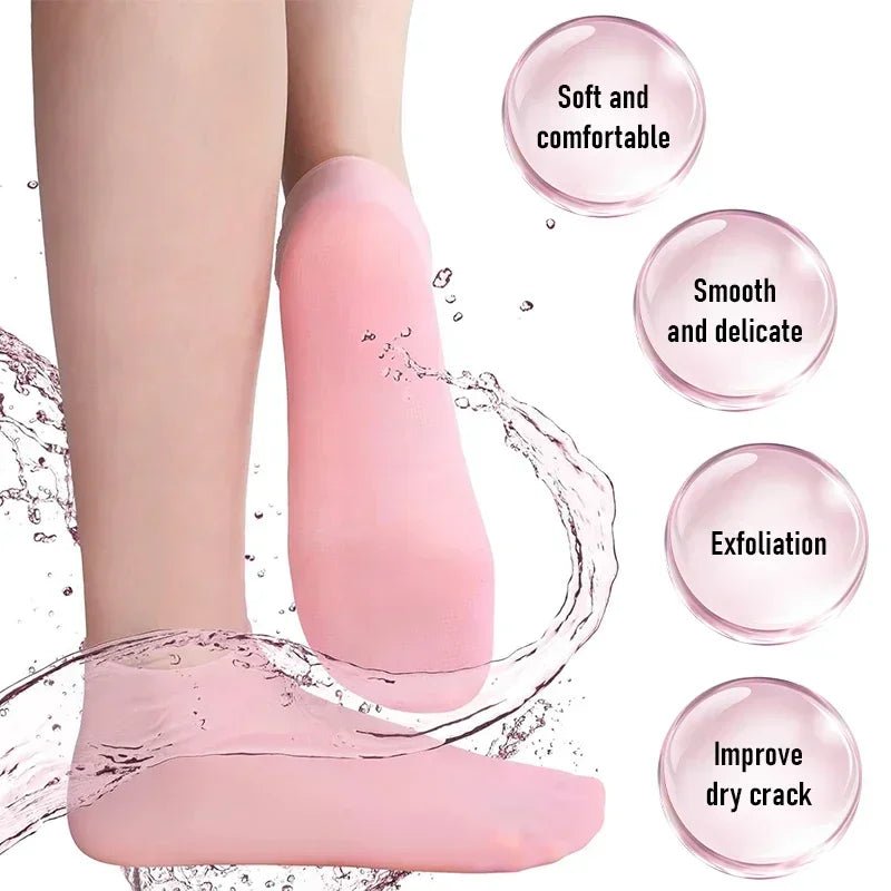 2 Pairs Moisturizing Socks Vexiyo