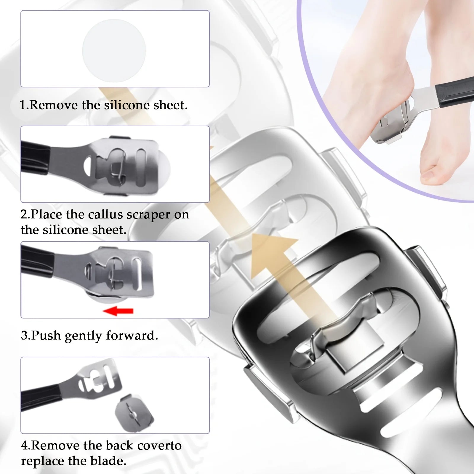 8 PC Professional Pedicure Kit Vexiyo